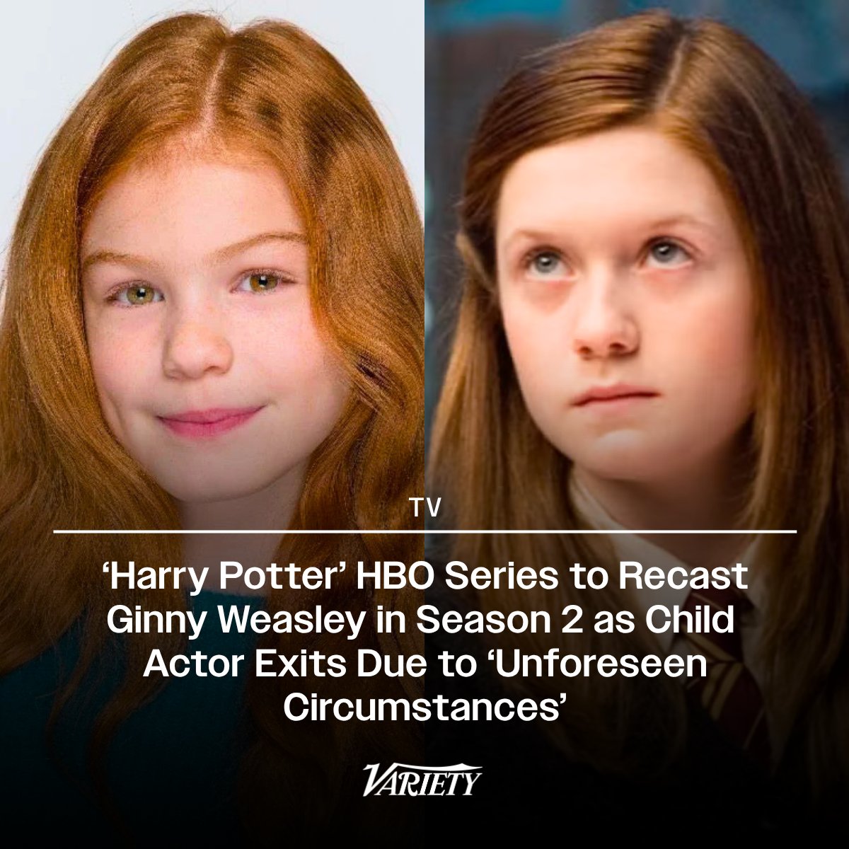 HBO Harry Potter Show Recast Ginny Weasley