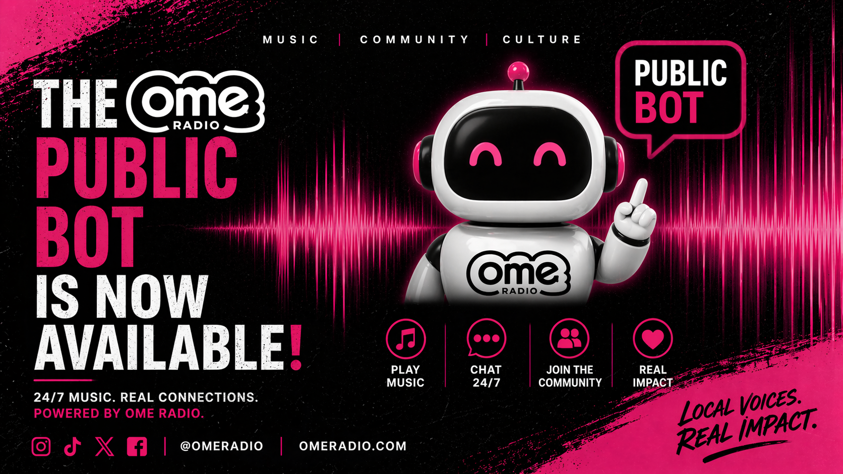 Public OME Radio Bot Now Available!
